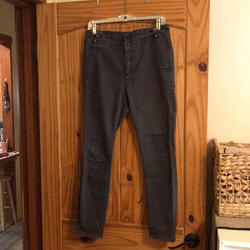 Pilcro Anthropolgie grey jeans